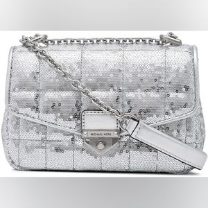 MICHAEL Michael Kors Soho Small Sequin Chain Shoulder Bag